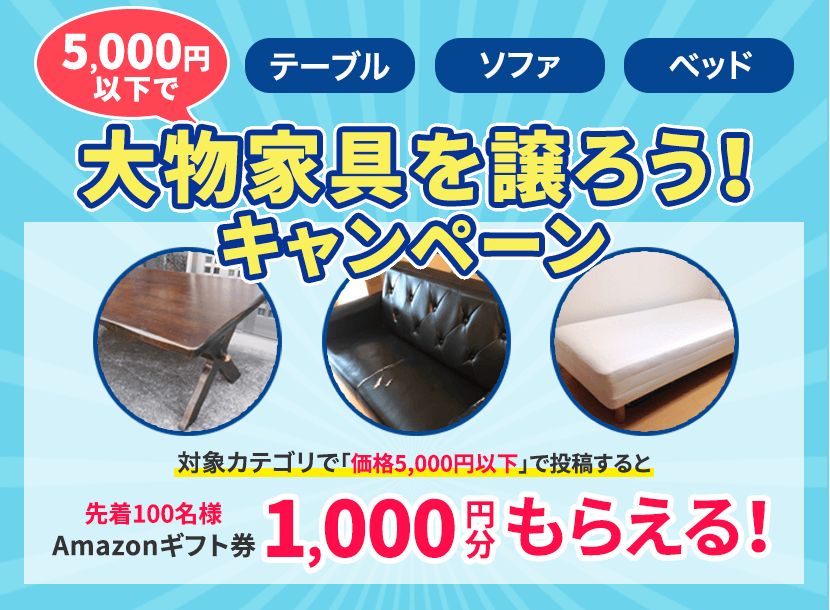 先着100名にAmazonギフト券1,000円分プレゼント!