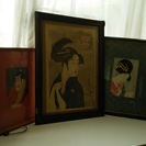 喜多川歌麿 浮世絵美人画 木版画
