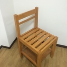 木の温もりのある椅子4脚セット