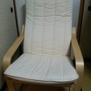 お取引済み  IKEAの一人用の椅子  白