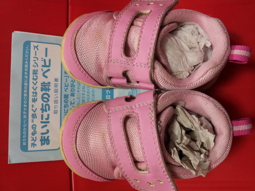 12 0 子供靴 すっく ベネッセ まいにちの靴 ベビー 女の子 Ramune 四日市の靴 スニーカー の中古あげます 譲ります ジモティーで不用品の処分