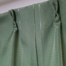 商談中～■ニトリ製ドレープカーテン／192×110cm緑色 【発送可】