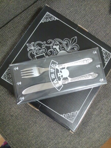 VAMPS HYDE KAZ　FC限定　皿＆フォーク＆ナイフセット