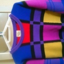 イタリア風カラフルウールセーター