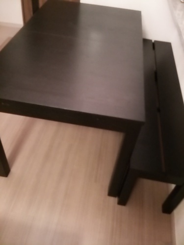 IKEA伸長式ダイニングテーブル＆ベンチ