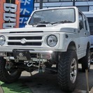 スズキ ジムニー 車検付き ホワイト 4WD 5速オートマ リフ...