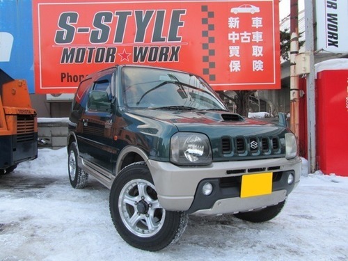 スズキ ジムニー ランドベンチャー夏冬タイヤノーマルハードスペアタイヤカバーフォグランプ S Style 札幌のジムニーの中古車 ジモティー