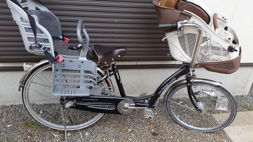 《交渉中》３人乗り自転車＊チャイルドシート前後付き