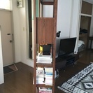 収納家具 レア 木目 頑丈 かっこいい シェルフ モダン