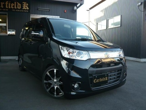 スズキ ワゴンr 660 スティングレー X16aw車高調 アイドルストップ ブラックメタリック ハッチバック軽自動車 カーフィールドｋ 須坂のスズキの中古車 ジモティー