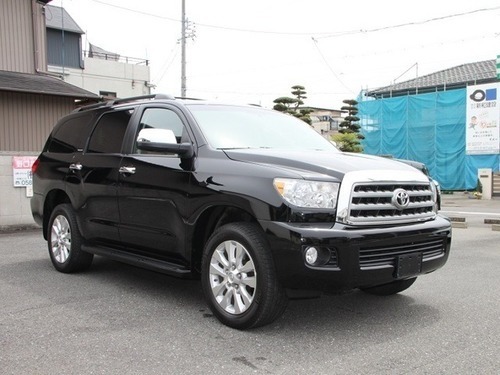 米国トヨタ セコイア プラチナム 5 7 V8 4wd純正リアモニター 純正インチアルミ ブラック クロカン ｓｕｖ エンタープライズ 一宮のその他の中古車 ジモティー