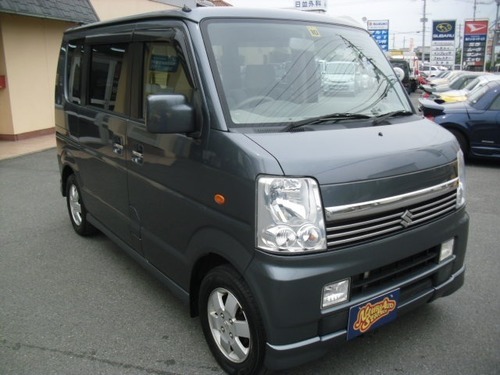 スズキ エブリイワゴン 660 Pzターボ 4wdパワースライドドア グレーメタリック ハッチバック軽自動車 ナンバオートサービス 姫路のスズキの中古車 ジモティー