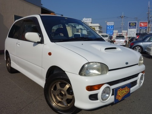 スバル ヴィヴィオ 660 Rx R 4wd5mtte37社外マフラー ホワイト ハッチバック軽自動車 ナンバオートサービス 姫路のスバルの中古車 ジモティー