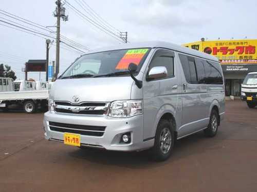 トヨタ ハイエース スーパーgl 4wd ワイドミドルルーフ4ドア シルバー ミニバン トラック市 長岡店 長岡のハイエースの中古車 ジモティー
