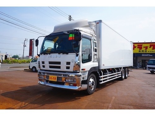 いすゞ ギガ 14 5t 3軸1デフ 冷凍車 格納pg付 Rエアサス ホワイト トラック トラック市 長岡店 長岡のその他の中古車 ジモティー