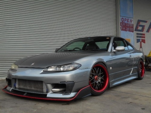 日産 シルビア 2 0 スペックrワイズスクエアd1エアロ グレー クーペ 長尾自動車 一宮のシルビアの中古車 ジモティー