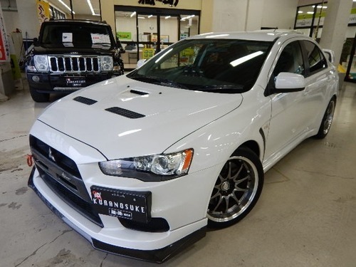 三菱 ランサーエボリューション 2 0 Gsr X 4wd18aw 車高調 ホワイトパール セダン 蔵之助福井店 福井のランサーエボリューションの中古車 ジモティー