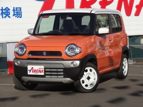 スズキ ハスラー 660 Gディスチャージヘッドランプ オレンジホワイトツートン クロカン ｓｕｖ軽自動車 スズキアリーナ石岡 石岡のスズキの中古車 ジモティー