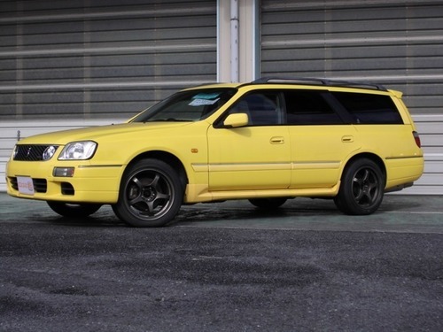 日産 ステージア 2 5 25t Rs Four V 4wd社外アルミ社外マフラ イエロー ステーションワゴン ｋａｗａｔａ 太田の日産 の中古車 ジモティー