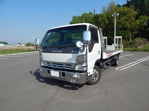 いすゞ エルフ ワイドロングスムーサーe積載車uc35リモコン付 ホワイト トラック イープライス 土浦のその他の中古車 ジモティー