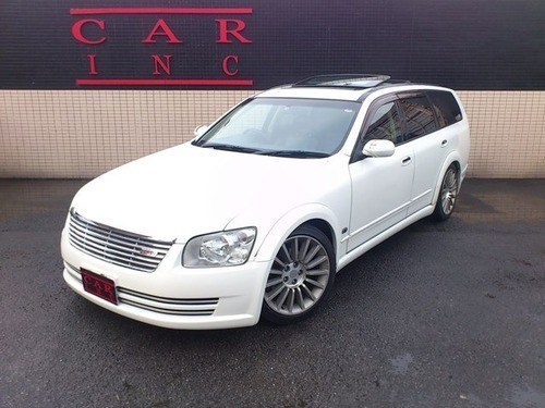 日産 ステージア 3 5 アクシス350sナビwサンルーフ パールホワイト ステーションワゴン ｃａｒ ｉｎｃ 千葉の日産の中古車 ジモティー