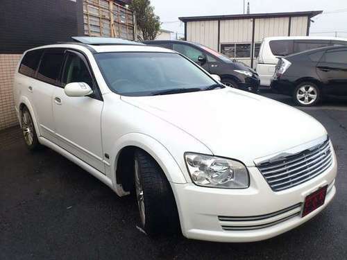 日産 ステージア 3 5 アクシス350sナビwサンルーフ パールホワイト ステーションワゴン ｃａｒ ｉｎｃ 千葉の日産の中古車 ジモティー