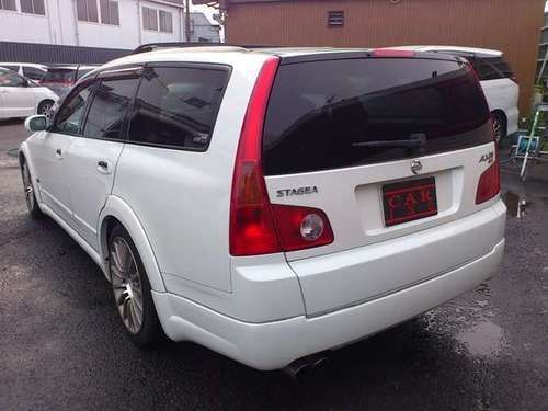 日産 ステージア 3 5 アクシス350sナビwサンルーフ パールホワイト ステーションワゴン ｃａｒ ｉｎｃ 千葉の日産の中古車 ジモティー