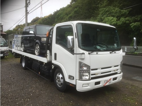 いすゞ エルフ 積載車etc ウインチ 作業灯 ストロボ6mt ホワイト トラック ｂｏｏｂｏｏｃａｒｓ 静岡のその他の中古車 ジモティー