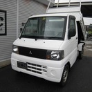  三菱 ミニキャブトラック 660 楽床ダンプ 4WD　 （ホワ...