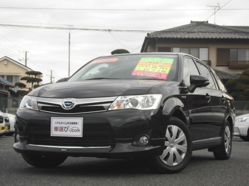 トヨタ カローラフィールダー 1 5 ハイブリッド G シートヒーター装着車 ブラック ステーションワゴン アクセルオート 市原のカローラフィールダーの中古車 ジモティー