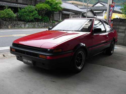 トヨタ スプリンタートレノ 1 6 Gtアペックス全塗装済 レッドブラックツートン クーペ ｆｒｅｅ ｒｉｄｅ 岡山のスプリンタートレノの中古車 ジモティー