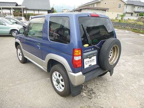 三菱 パジェロミニ 660 X 4wd ブルーシルバーツートン クロカン ｓｕｖ軽自動車 カーフロンティア 中新川の三菱の中古車 ジモティー