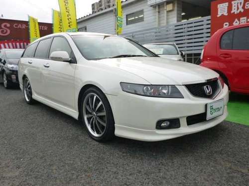 ホンダ アコードワゴン 2 4 24tスポーツパッケージ18aw車高調エアロ パールホワイト ステーションワゴン ｏｓ 倉敷のアコード の中古車 ジモティー