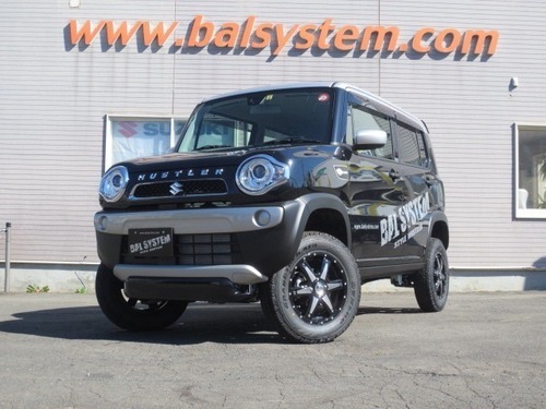 スズキ ハスラー 660 Gターボ 4wd4インチリフトアップ ブラックツートン クロカン ｓｕｖ軽自動車 有 バルシステム 札幌のスズキの 中古車 ジモティー