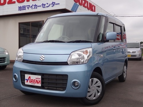スズキ スペーシア 660 G スマートフォン連携ナビゲーション装着車フォグ付き ライトブルーメタリック ハッチバック軽自動車 池田マイカーセンター 小美玉のその他の中古車 ジモティー