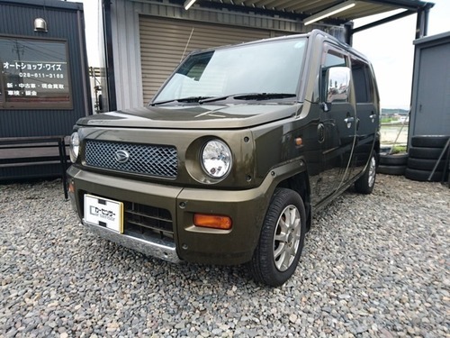ダイハツ ネイキッド 660 G グリーン クロカン ｓｕｖ軽自動車 オートショップワイズ 宇都宮のネイキッドの中古車 ジモティー