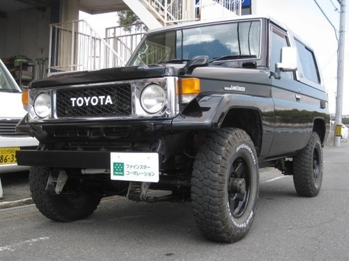 トヨタ ランドクルーザー70 4 2 Zx Frpトップ ディーゼル 4wd ブラック クロカン ｓｕｖ 株 ファインスター 北九州の ランドクルーザーの中古車 ジモティー