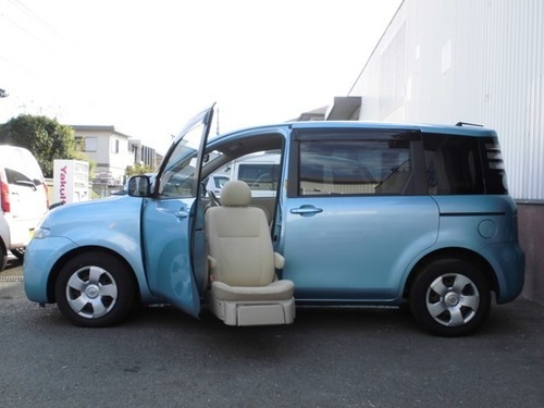 トヨタ シエンタ 1 5 X ウェルキャブ 助手席リフトアップシート車 Aタイプ福祉車両 ライトブルー ミニバン ｂｅｎｅｓａ 福岡のシエンタ の中古車 ジモティー