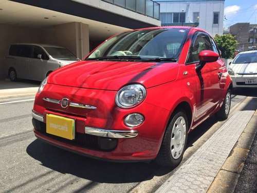 フィアット 500 チンクエチェント ツインエア ポップワンオーナ 検2年 禁煙車 メッキモール レッド ハッチバック マーカーズ 大田のその他の中古車 ジモティー