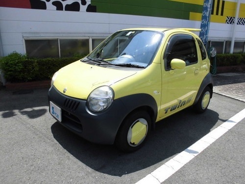 スズキ ツイン ガソリン社外サンルーフ付き イエロー クーペ軽自動車 斉藤自動車センター 合志のスズキの中古車 ジモティー