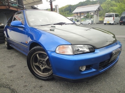 ホンダ シビック 1 6 Sir Iieg6車高調アルミ外マフラー ブルーメタリック ハッチバック エヌズオート 和泉のシビックの中古車 ジモティー