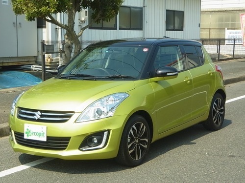 スズキ スイフト 1 2 スタイル Dje グリーン ハッチバック エコピット松崎店 岡山のスイフトの中古車 ジモティー