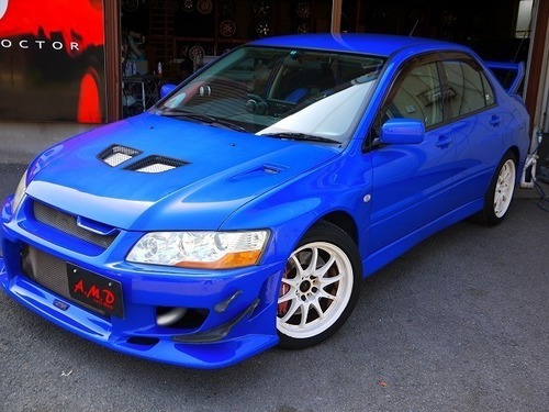 三菱 ランサーエボリューション 2 0 Gsr Vii 4wdc West エアロ ブルー セダン ａｍｄ愛媛展示場 松山のランサーエボリューションの中古車 ジモティー