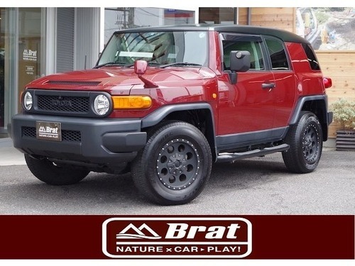 トヨタ Fjクルーザー 4 0 カラーパッケージ 4wdsdナビ前後カメラ付 ツートンワインレッド クロカン ｓｕｖ ぶらっとbyガリバー 郡山のトヨタの中古車 ジモティー