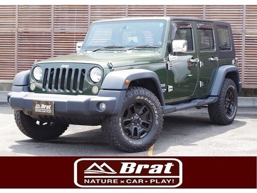 ジープ ラングラー アンリミテッド スポーツ 4wdディーラー車 4 4 M Tタイヤ ジープグリーンメタリッククリアコート クロカン ぶらっとbyガリバー 郡山のその他の中古車 ジモティー