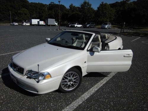 ボルボ C70カブリオレ ベースモデルhddナビ Hid Etc Gpsレーダー パールホワイト オープン スタイルアート 北九州のボルボ Volvo の中古車 ジモティー
