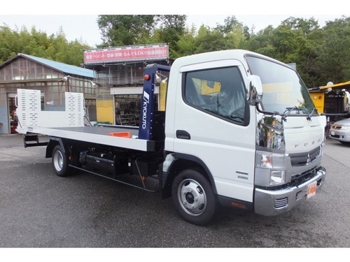 三菱 キャンター 積載車フラトップzeroカスタム ホワイト その他 ｋ ｓｔｙｌｅ 神戸の三菱の中古車 ジモティー