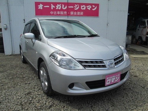 日産 ティーダ 1 5 15m シルバー ハッチバック オートガレージロマン 名取の日産の中古車 ジモティー