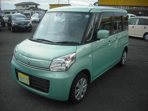 スズキ スペーシア 660 X レーダーブレーキサポート装着車 ライトグリーン ハッチバック軽自動車 カーセンターふくなん 福島のスズキの中古車 ジモティー