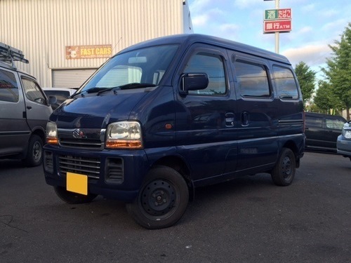 スズキ エブリイワゴン 660 ジョイポップターボ 4WD （ダークブルー ...